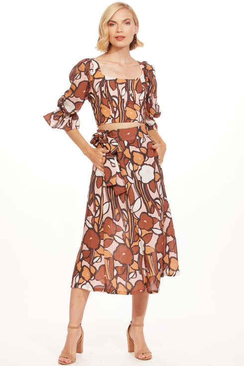 Rheta Top - Groovy Garden